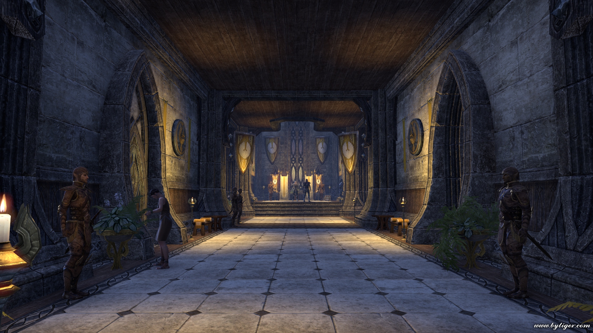 Just after you enter into Skywatch Manor